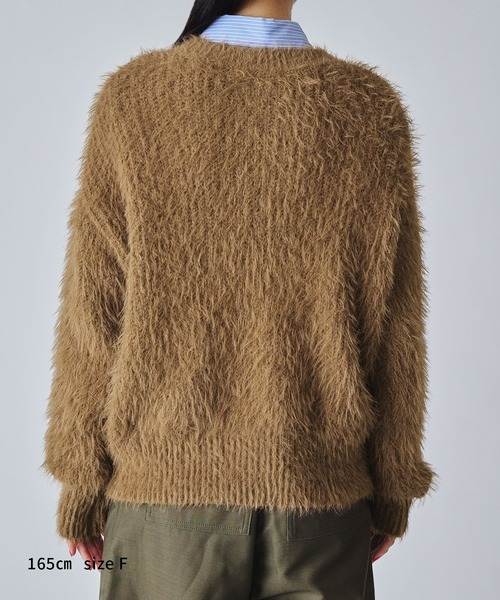 「M TO R」 長袖ニット FREE ブラック レディース_画像5