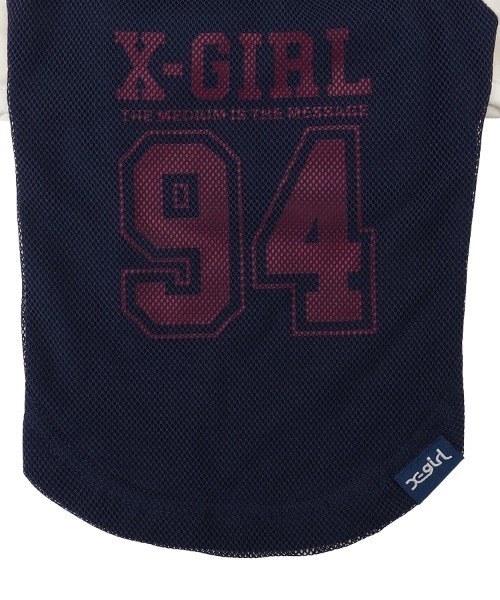 X-girl（エックスガール） 犬 服 X-girl/ナンバリングラグランTEE