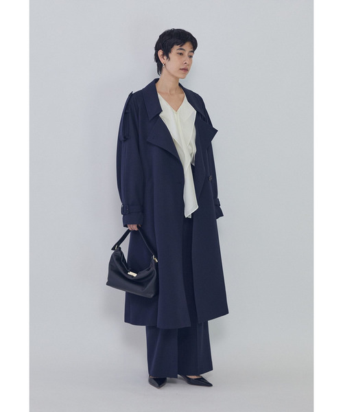 1er Arrondissement コート アウター ウールギャバジントレンチコート