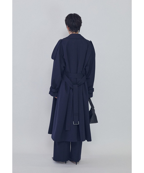 1er Arrondissement コート アウター ウールギャバジントレンチコート