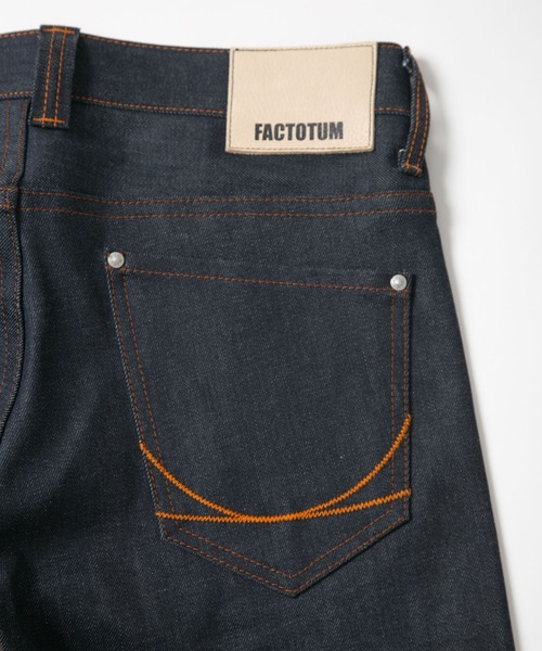 「FACTOTUM」 デニムパンツ 29inch ネイビー メンズ_画像9