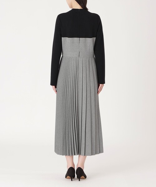 「CAST:」 長袖ワンピース M グレー系その他2 レディース_画像7