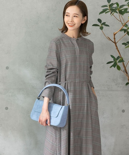 「URBAN RESEARCH ROSSO」 長袖ワンピース FREE ブラック レディースの画像