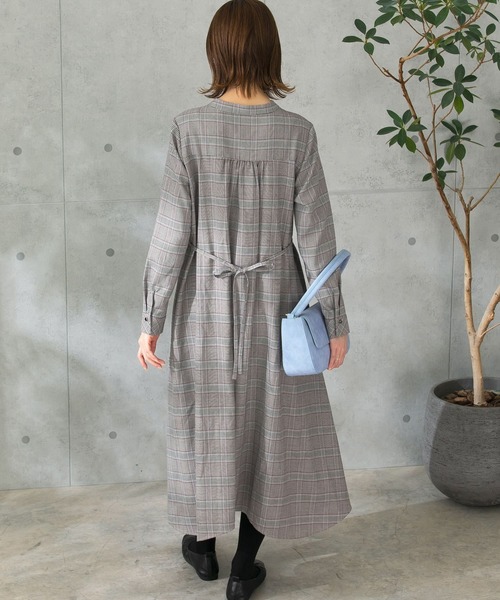 「URBAN RESEARCH ROSSO」 長袖ワンピース FREE ブラック レディースの画像