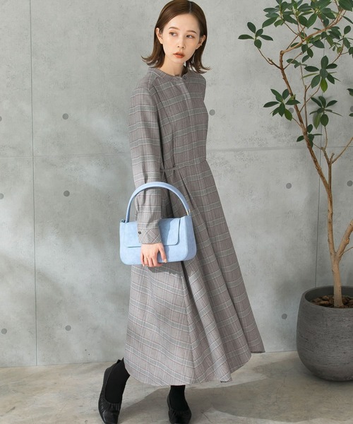 「URBAN RESEARCH ROSSO」 長袖ワンピース FREE ブラック レディースの画像