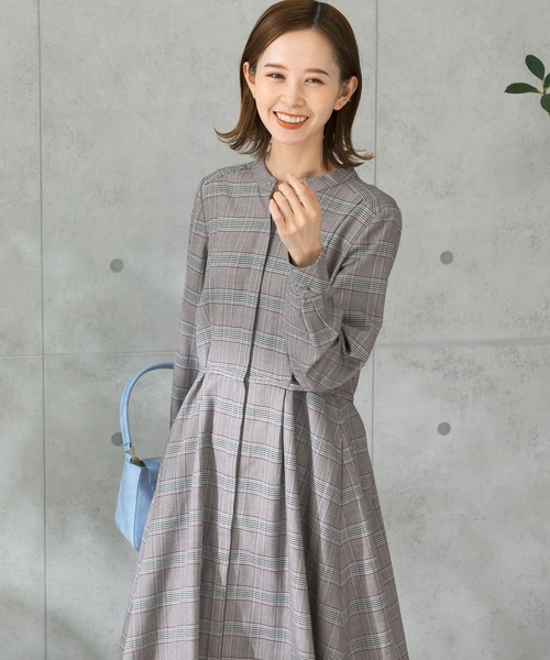 「URBAN RESEARCH ROSSO」 長袖ワンピース FREE ブラック レディースの画像