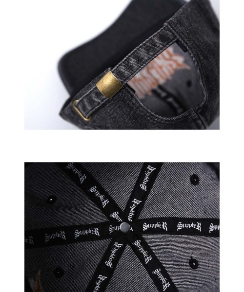 「SUPPLIER」 キャップ F ブラック メンズ_画像3