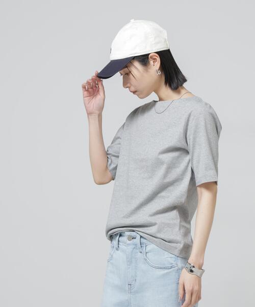 tシャツ Anti Soaked(R) 汗染み防止ボートネックTシャツ レディースの画像