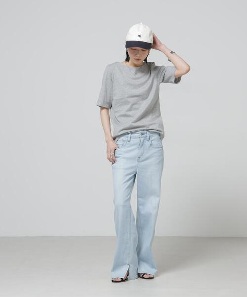 tシャツ Anti Soaked(R) 汗染み防止ボートネックTシャツ レディースの画像