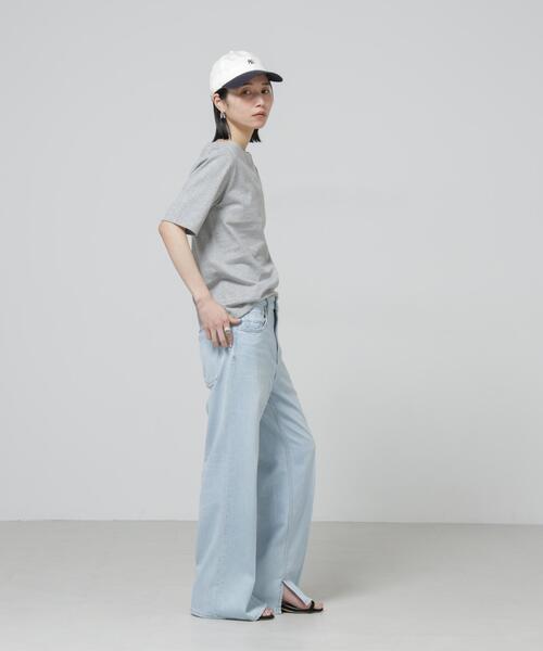 tシャツ Anti Soaked(R) 汗染み防止ボートネックTシャツ レディースの画像