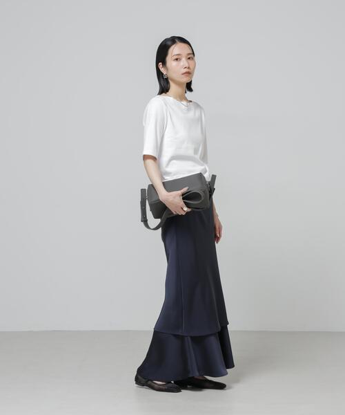 tシャツ Anti Soaked(R) 汗染み防止ボートネックTシャツ レディースの画像