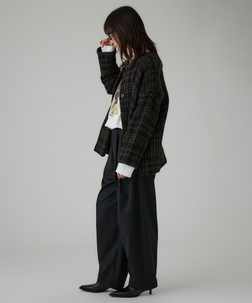 「BABYLONE」 パンツ 38inch ブラック レディースの画像