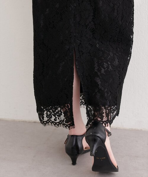 natural couture スカート スカラレースヘムスカート : ZOZOTOWN Yahoo
