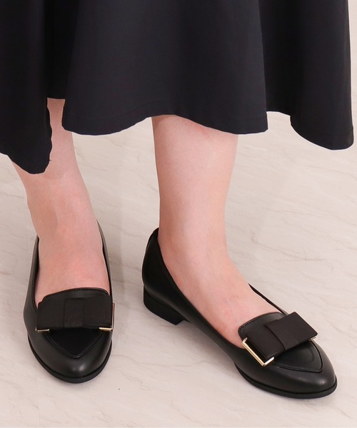 「artemis by DIANA」 フラットパンプス 24.0cm ブラック レディース_画像8