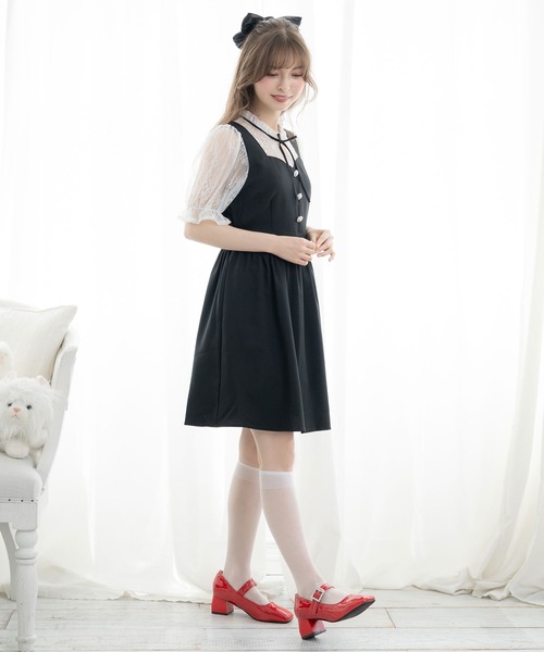 「DearMyLoveRose」 パンプス 23.5cm レッド レディース_画像5