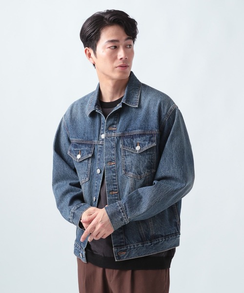 BAYFLOW（ベイフロー） デニムジャケット LARGE ダークブルー メンズ 