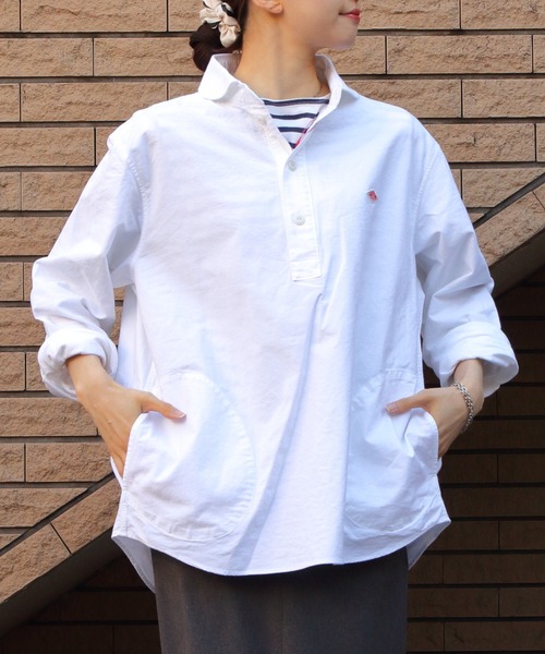 Danton（ダントン） 長袖シャツ 42 ホワイト メンズ : ZOZOTOWN Yahoo