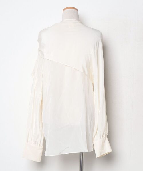 「EFFE BEAMS」 長袖ブラウス 38 ベージュ レディース_画像2