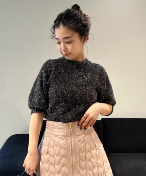 「FURFUR」 7分袖ニット ONE SIZE ベージュ レディース_画像4