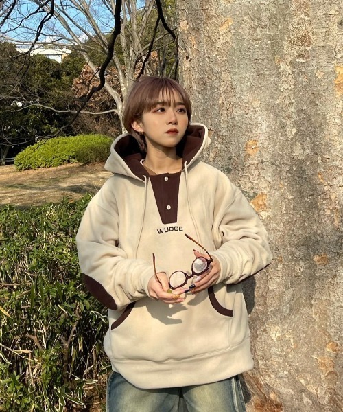 WudgeBoy（ワッジボーイ） ジップアップパーカー LARGE グレー 