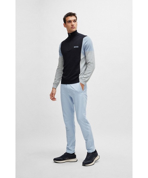 BOSS（HUGO BOSS） 「BOSS」 スリッポン 42 ダークブルー メンズ 
