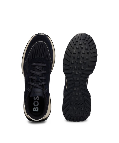 BOSS（HUGO BOSS） 「BOSS」 スリッポン 42 ダークブルー メンズ