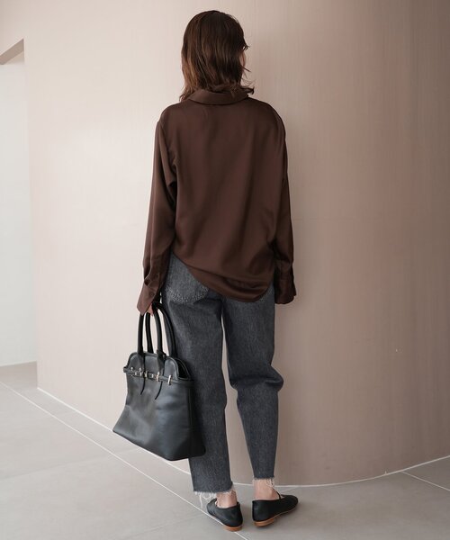 「NEEDBY heritage」 デニムパンツ 23 ブルー レディース_画像4