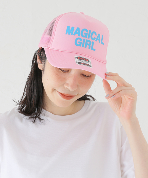 キャップ 帽子 「Ashley Williams」 PINK TRUCKER HAT レディース