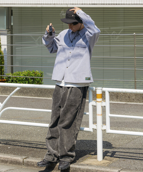 Foxfire（フォックスファイヤー） 長袖シャツ MEDIUM ライトグレー