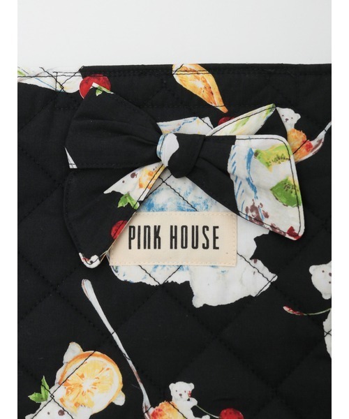 PINK HOUSE（ピンクハウス） トートバッグ かき氷プリントキルティング