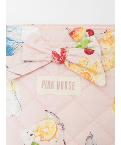PINK HOUSE（ピンクハウス） トートバッグ かき氷プリントキルティング