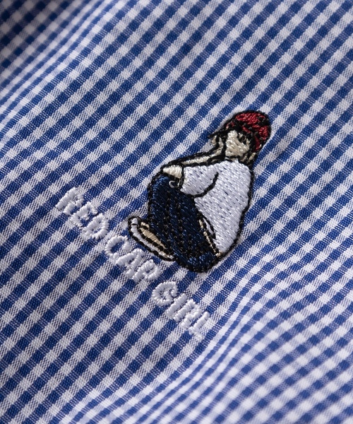 「Red Cap Girl」 半袖シャツ M ホワイト レディース_画像7