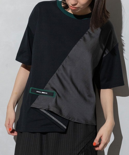 「MARECHAL TERRE」 半袖カットソー MEDIUM ブラック レディース | MARECHAL TERRE