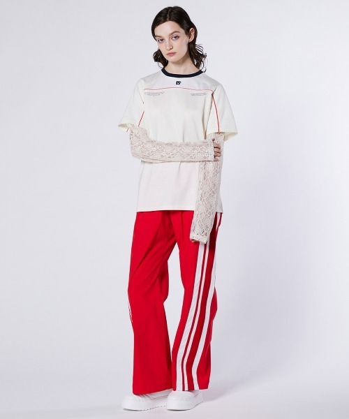 パンツ ESSENTIAL DOUBLE STANDARD CLOTHING 38 ESSENTIAL（DOUBLE STANDARD CLOTHING） パンツ ストレッチタフタ