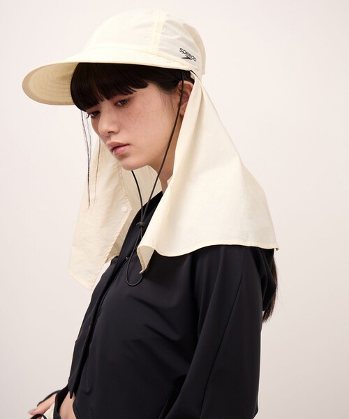 キャップ 帽子 「Speedo×ADAM ET ROPE'」SUN CAP レディースの画像
