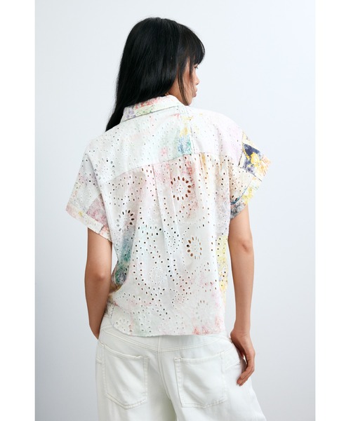 Desigual（デシグアル） ブラウス シャツ 半袖 アートグラフィック