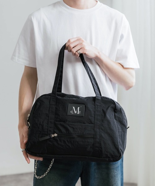 MUCENT（ムセント） ボストンバッグ AMANDA FRONT POCKET SHOULDER BAG
