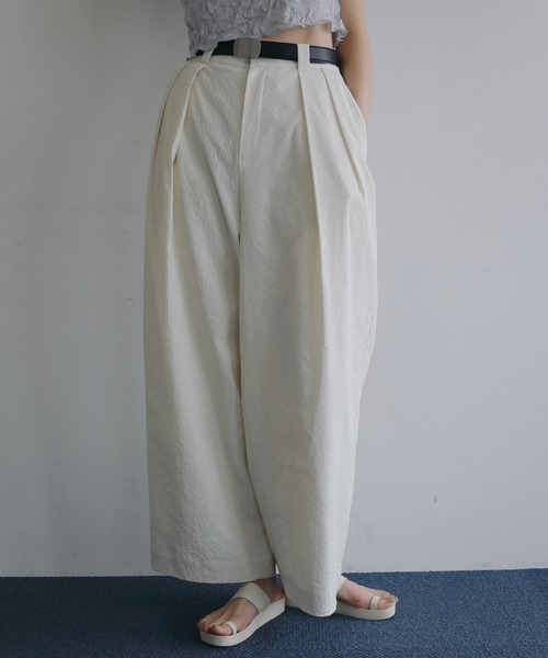 anuke☆パンツ anuke（アンヌーク） パンツ Sucker Tuck Pants レディース : ZOZOTOWN