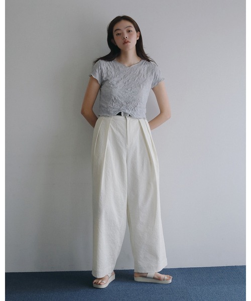 anuke（アンヌーク） パンツ Sucker Tuck Pants レディース : ZOZOTOWN
