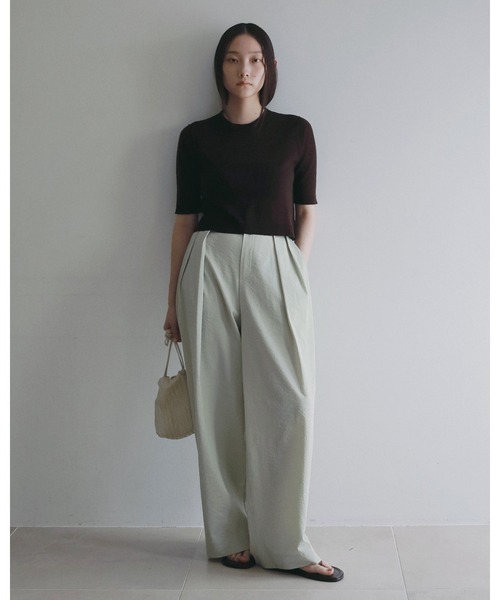 anuke（アンヌーク） パンツ Sucker Tuck Pants レディース : ZOZOTOWN