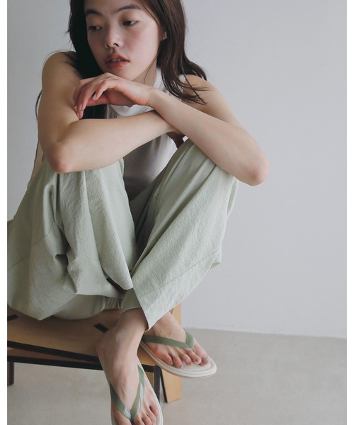 anuke（アンヌーク） パンツ Sucker Tuck Pants レディース : ZOZOTOWN