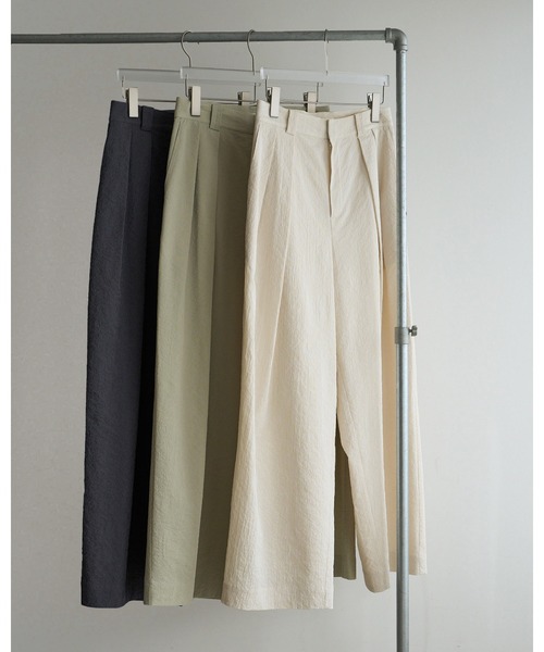 anuke（アンヌーク） パンツ Sucker Tuck Pants レディース : ZOZOTOWN