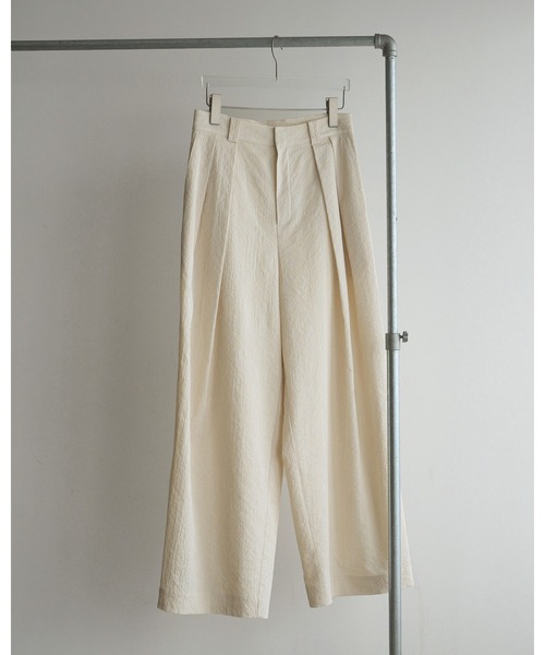 anuke（アンヌーク） パンツ Sucker Tuck Pants レディース : ZOZOTOWN