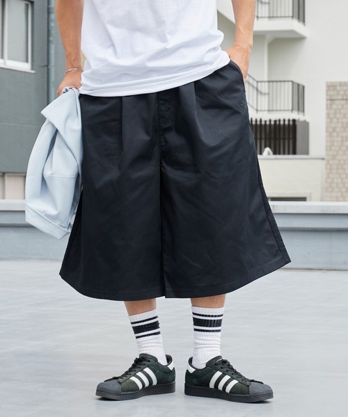 adidas（アディダス） ハーフパンツ ワイドパンツ チノパン メンズ