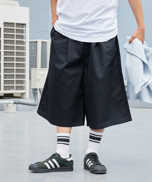 adidas（アディダス） ワイドパンツ ハーフパンツ チノパン 短パン