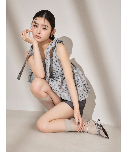 「LILY BROWN」 ショートパンツ 0 グレー レディース_画像5