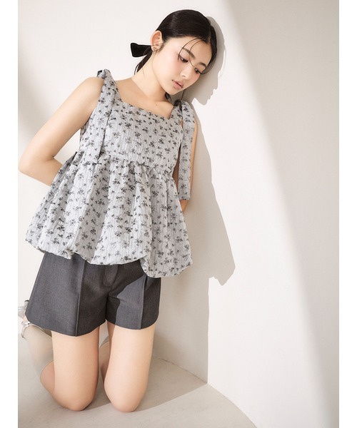 「LILY BROWN」 ショートパンツ 0 グレー レディース_画像6