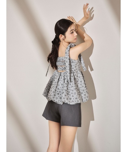 「LILY BROWN」 ショートパンツ 0 グレー レディース_画像7