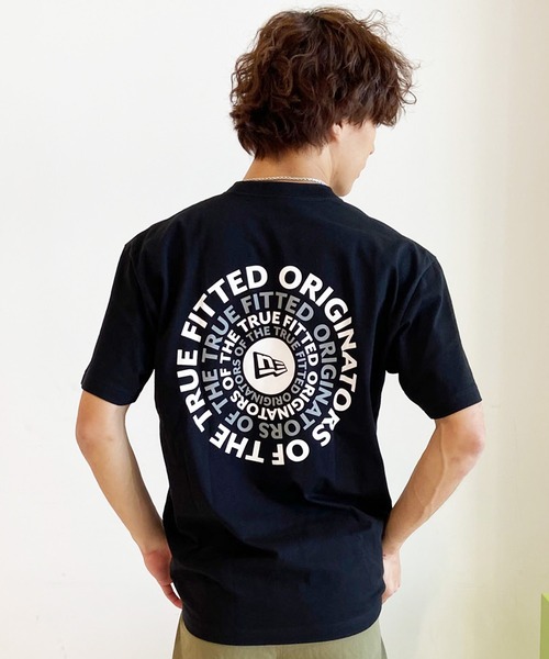 「NEW ERA」 半袖Tシャツ M ホワイト メンズ_画像3