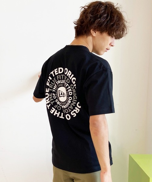 「NEW ERA」 半袖Tシャツ M ホワイト メンズ_画像4